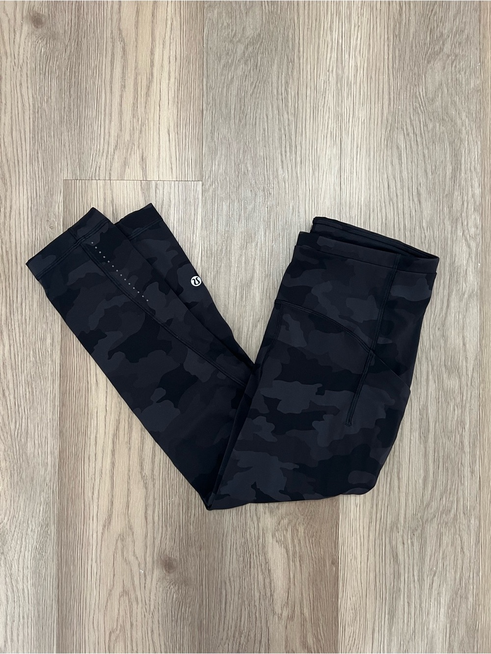 Lululemon Swift Speed High-Rise Crop Heritage 365 Camo Deep Coal Size 4 W6BJES